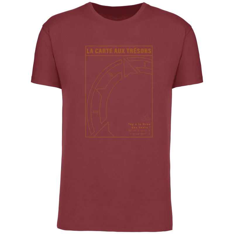 Tee shirt Bio Homme Timbre 2 La Carte aux Trésors
