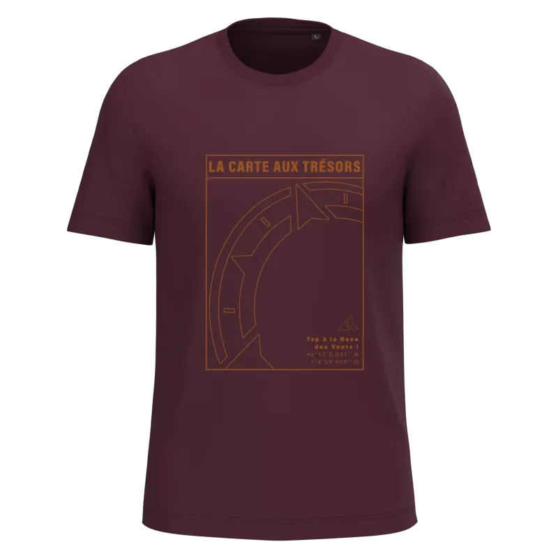 Tee shirt Bio Enfant Timbre 2 La Carte aux Trésors