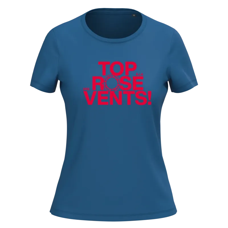 Tee shirt Bio Femme Top Rose des Vents ! La Carte aux Trésors