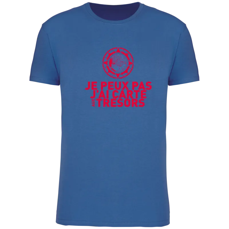Tee shirt Bio Homme Je peux pas La Carte aux Trésors