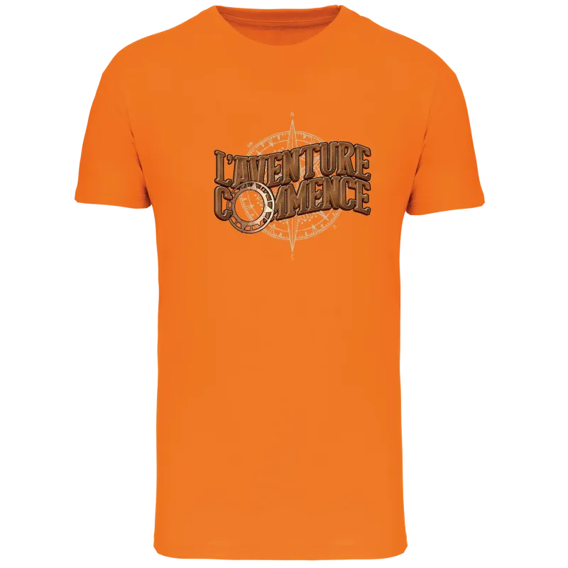 Tee shirt Bio Enfant L'aventure Commence La Carte aux Trésors