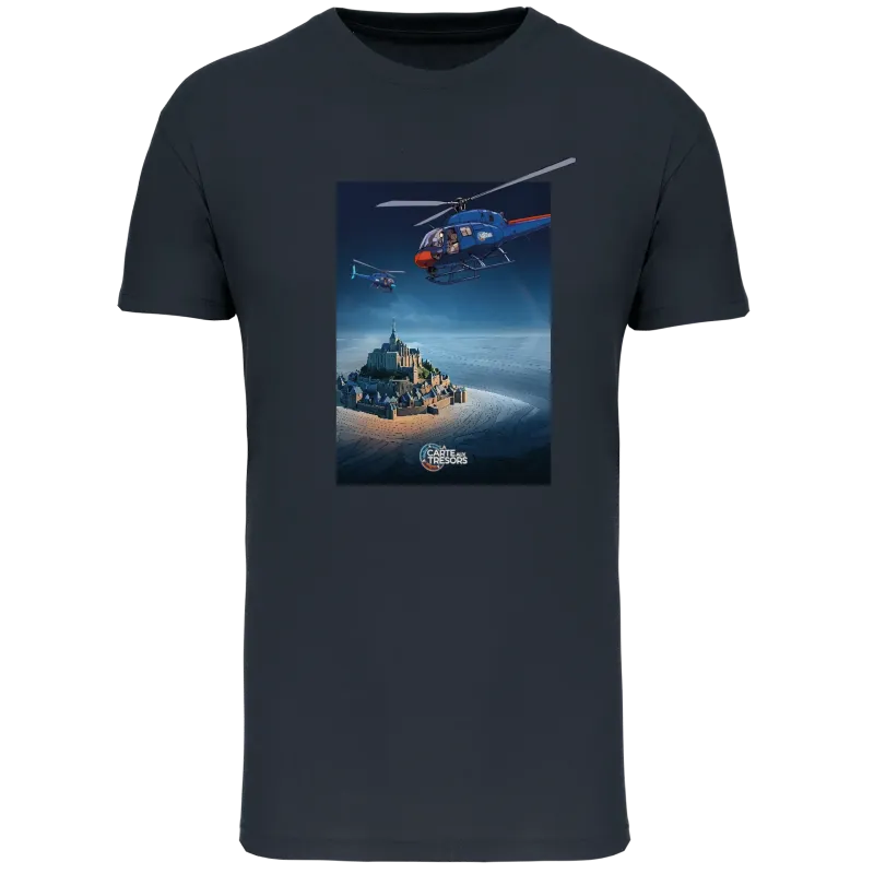 Tee shirt Bio Homme Hélico La Carte aux Trésors