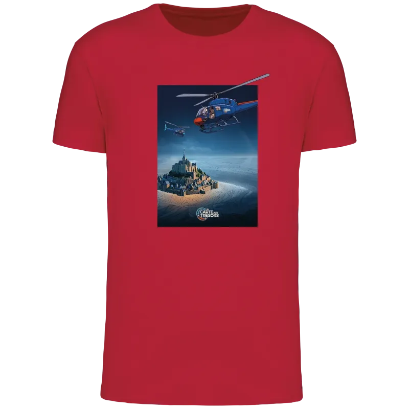 Tee shirt Bio Enfant Hélico La Carte aux Trésors