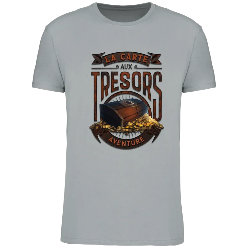 Tee shirt Bio Homme Trésors Aventure La Carte aux Trésors