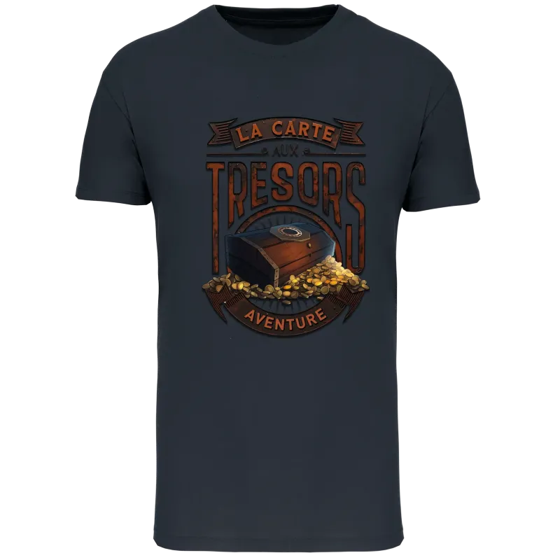 Tee shirt Bio Enfant Rose des vents La Carte aux Trésors