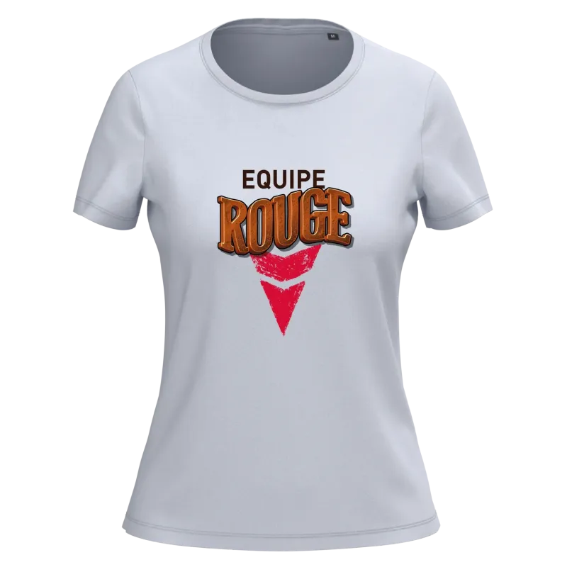 Tee shirt Bio Femme Equipe Rouge La Carte aux Trésors