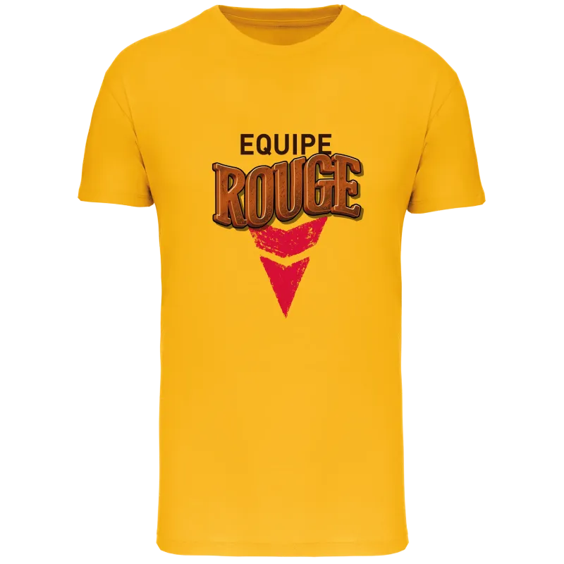 Tee shirt Bio Homme Equipe Rouge La Carte aux Trésors
