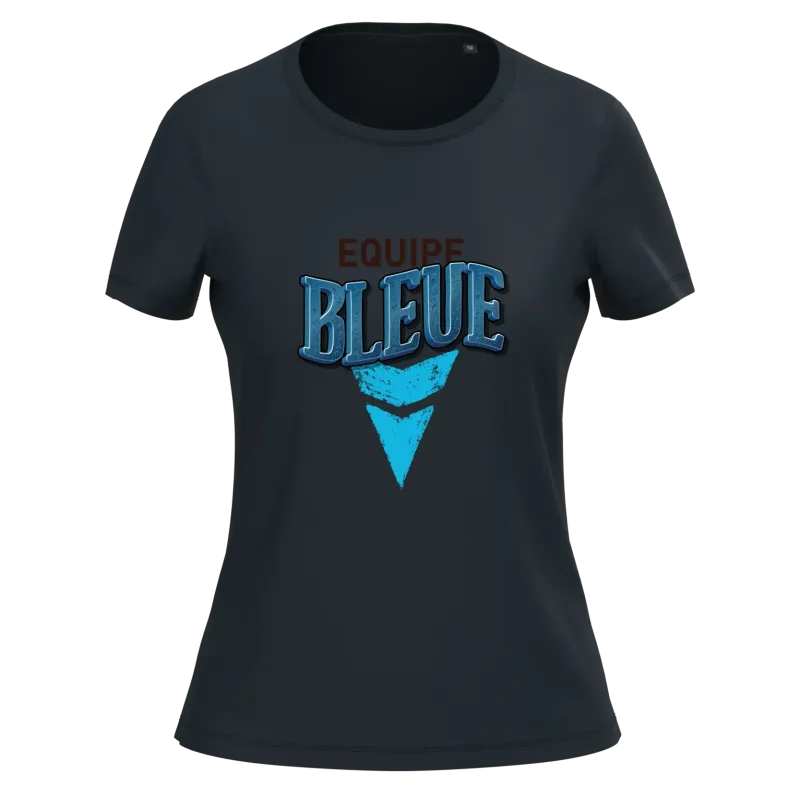 Tee shirt Bio Femme Equipe Bleule La Carte aux Trésors