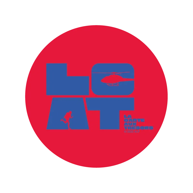 Lot de 6 Sous-verres souple et non absorbant La Carte aux Trésors