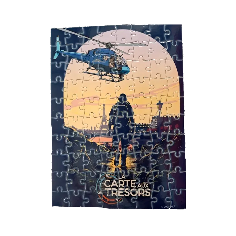 Puzzle A5 La Carte aux Trésors