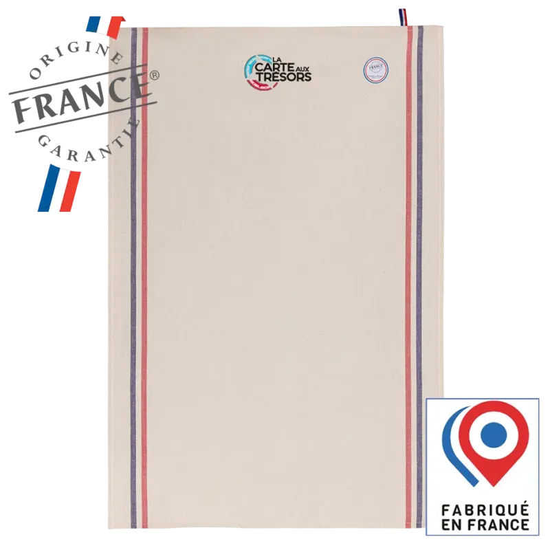 Torchon Origine France Garantie La Carte aux Trésors