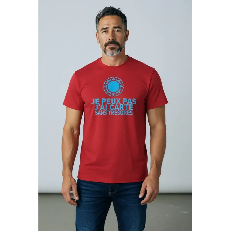 Tee-shirt Bio Homme “Je peux pas j’ai La Carte aux Trésors”